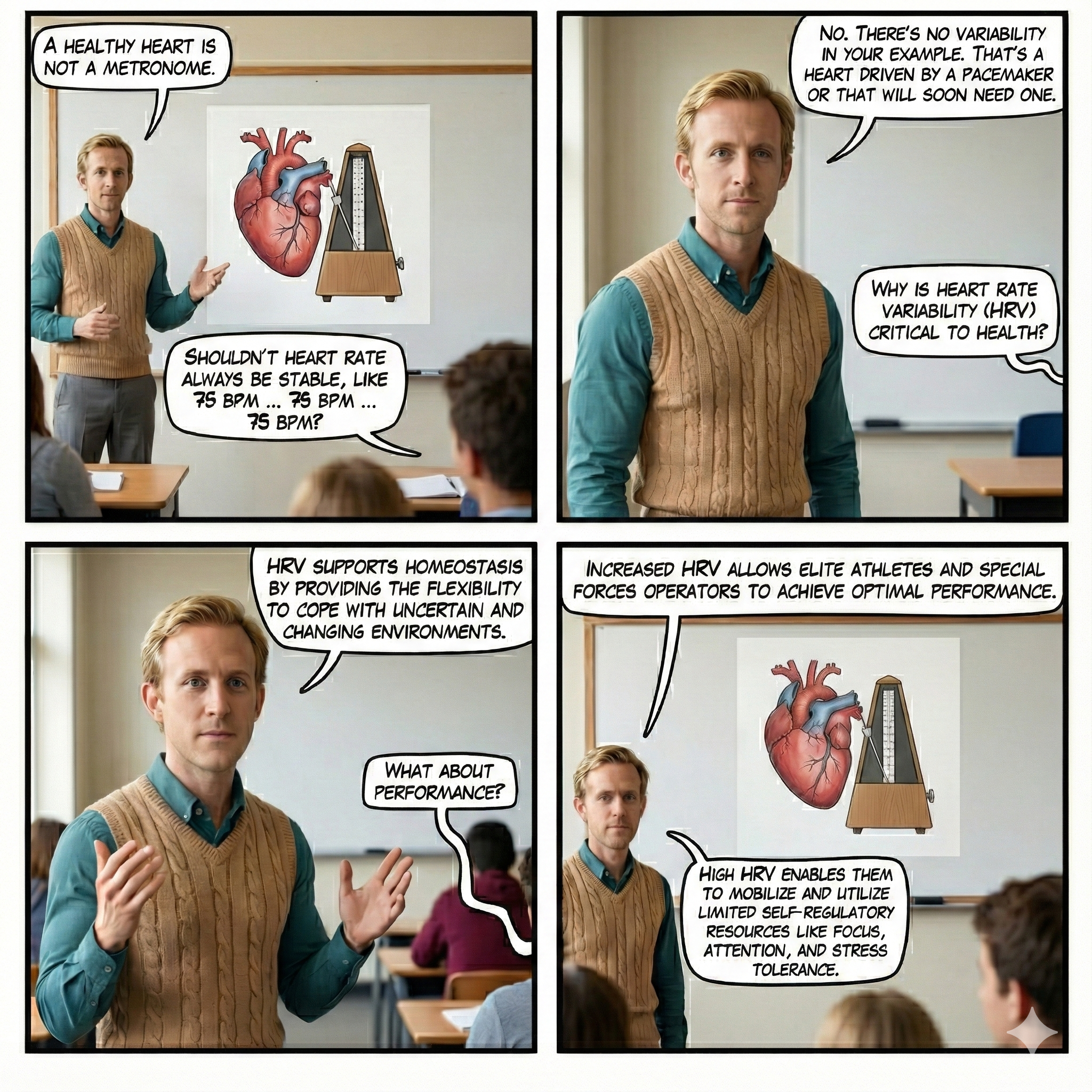 Healthy heart comic